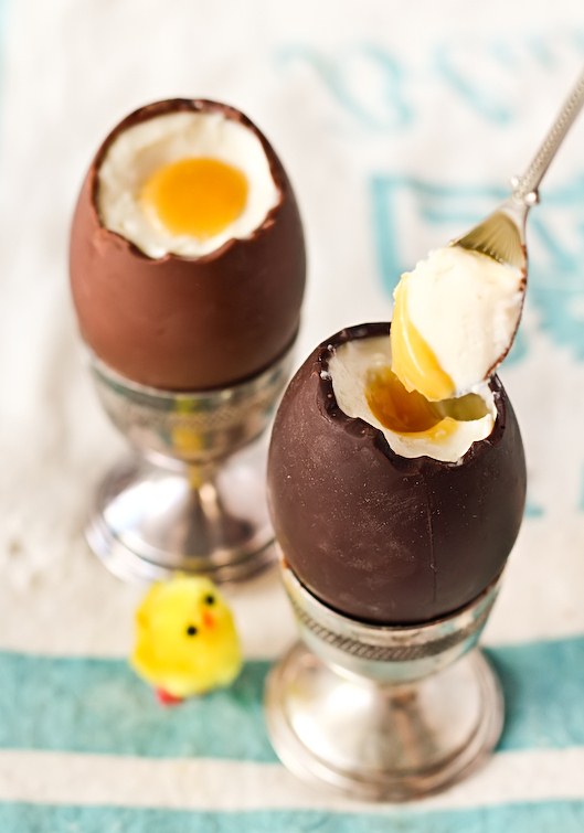 Cheesecake Filled Chocolate Easter Eggs – Passion for cooking